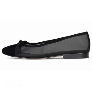 JEFFREY CAMPBELL RELEVE MESH BALLET FLAT